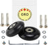ORO 1 Pair Luggage Wheels Replacement 60mm Case Wheels with 8mm(0.31") Bearings Wheels for Suitcase and Inline Outdoor Skate and Caster Board (60 ...